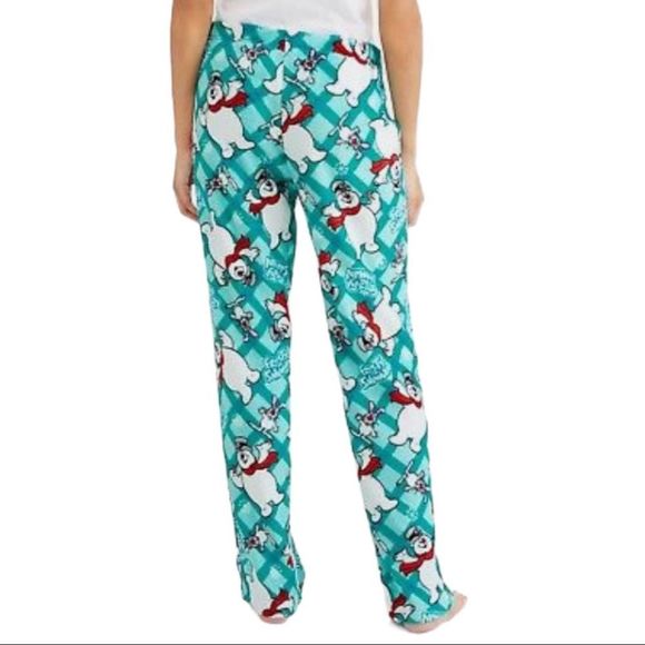 Official “Frosty the Snowman” Cozy Fleece PJ Pants Size XL (16-18) - Picture 2 of 5